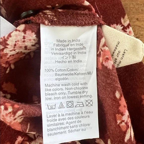 Madewell Ruffle top Homestead Bouquet size M - Picture 12 of 14